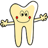 Dental office logo tooth