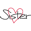 Sister heart gift sister heart
