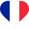 Heart - France - flag