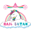Hagel Satan Einhorn