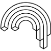 Hipster arc-en-cascade Illusion
