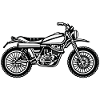 Motocross Enduro motorcycle 01_black