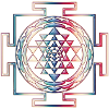 Sri Yantra - glass