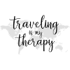 traveling is my therapy