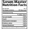 Scrum Master - Nutrition facts
