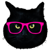 black cat fantasy sunglasses
