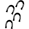 Pferden-Hufe
