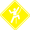 Rock Climbing Roadsign