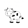Cow, køer, kvæg, ko Funny Farmer