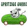 Spritzige Gurke - Spritztour - Auto - Maus