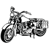 Chopper motorcycle 10_black