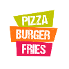 Pizza burger fries
