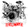 shirt Drummer pour musiciens percussionnistes