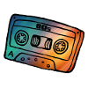Cassette 80s Music Gift Pop Music Mixtape Tape