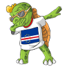 Cabo Verde Dabbing turtle