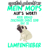 Mops Lampenfieber Pug