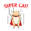 Super chat T-shirt & idée cadeau