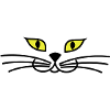 kitteh_face_green_eyes