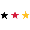 Three stars Germany flag