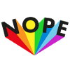 Nope Rainbow Black