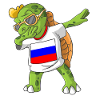 Russia Dabbing turtle