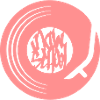 Maintenant-School vinyle Logo (rose)
