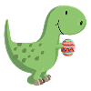 Dino with egg