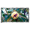 Chestnut in pointed leaf design