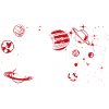 Mute cry in space, white