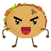 Doux Knuffiger kebab drôle