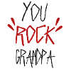 You Rock Grandpa - Gift - Shirt