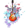 Les Paul Guitar Splash
