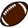 Rugby-Ball oder Fußball americain712