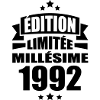 édition limitée millésime 1992