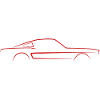 Fastback shelby GT500 sketch