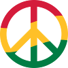 Fred tegn rastafari reggae musik Peace Pace