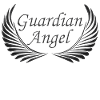 Guardian angel wings black