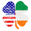 American Irish Clover Leaf Gift