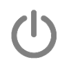 power off gray