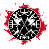 boussole vegvisir du Nord Sanglante