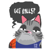 Basket-ball Chat Citations enfants Comic-cadeaux