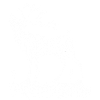 Wald-Hirsch in weiß