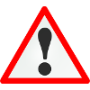 Warnschild/Ausrufezeichen /Warning/Attention