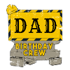Cantiere di costruzione della squadra di compleanno del padre di papà