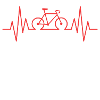 Fahrrad EKG Geschenkidee & T-Shirt