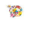 Astronaut Space Helmet with flowers
