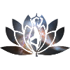 Yoga lotus flower