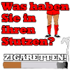 "Zigaretten in den Stutzen" - Geschenkidee