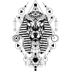 masque abstrait