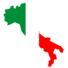 Italy colors undegraded